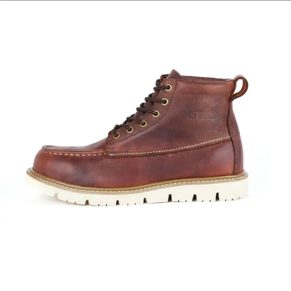 DEWALT Men's Canton 6'' Work Boots - Steel Toe - Walnut Pitstop Size 10.5(W) - Picture 12 of 12